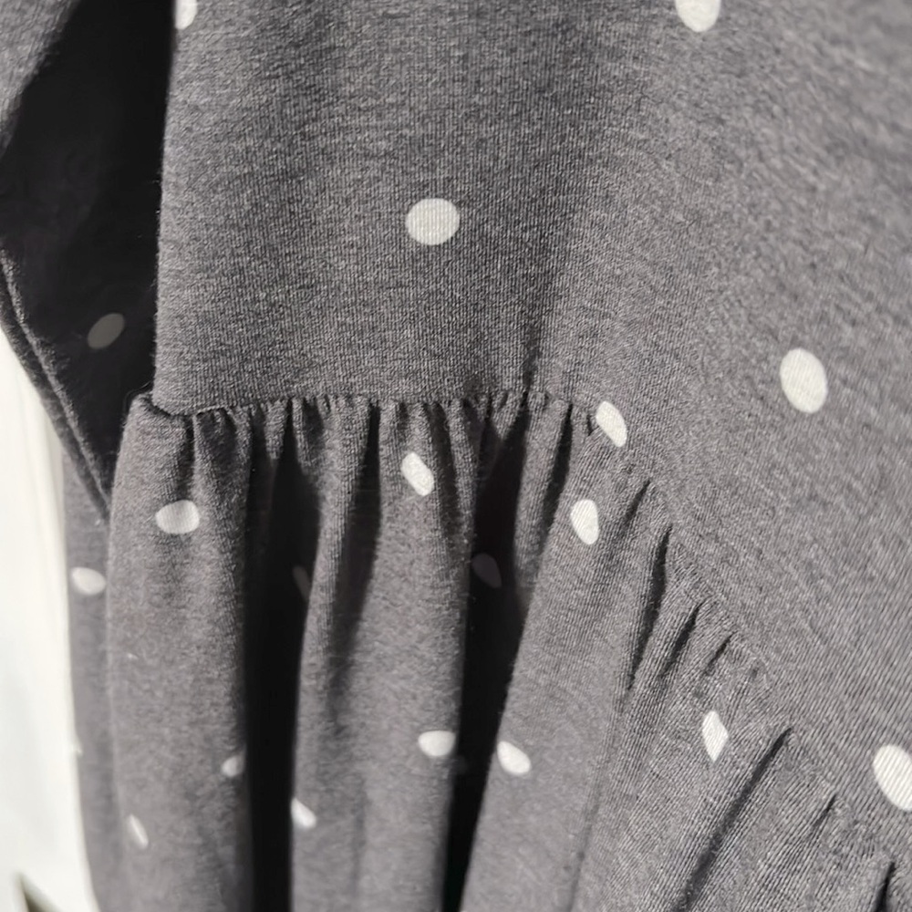 Grey‎ polkadot dress - Picture 4 of 5
